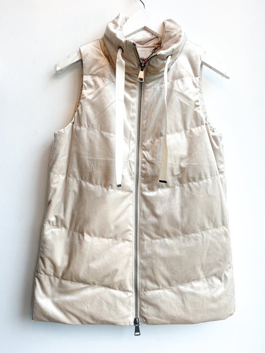 Velour Puffer Vest