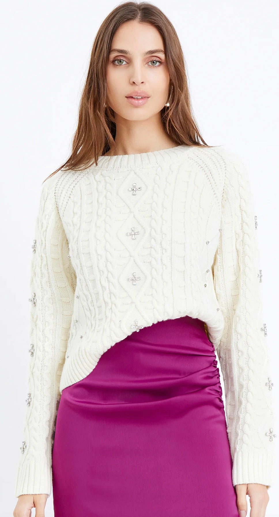 Rhinestone Sweater