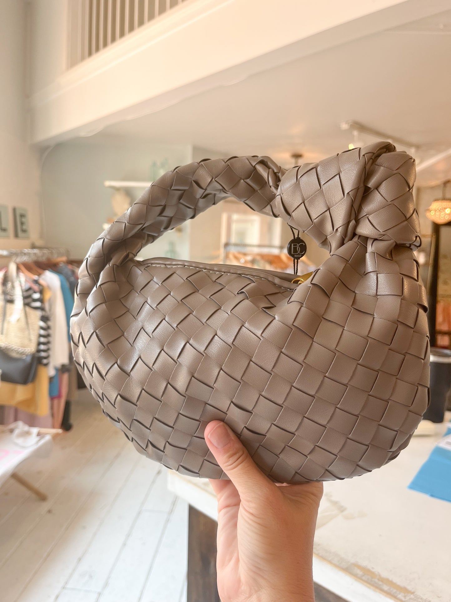 Bite Size Woven Clutch