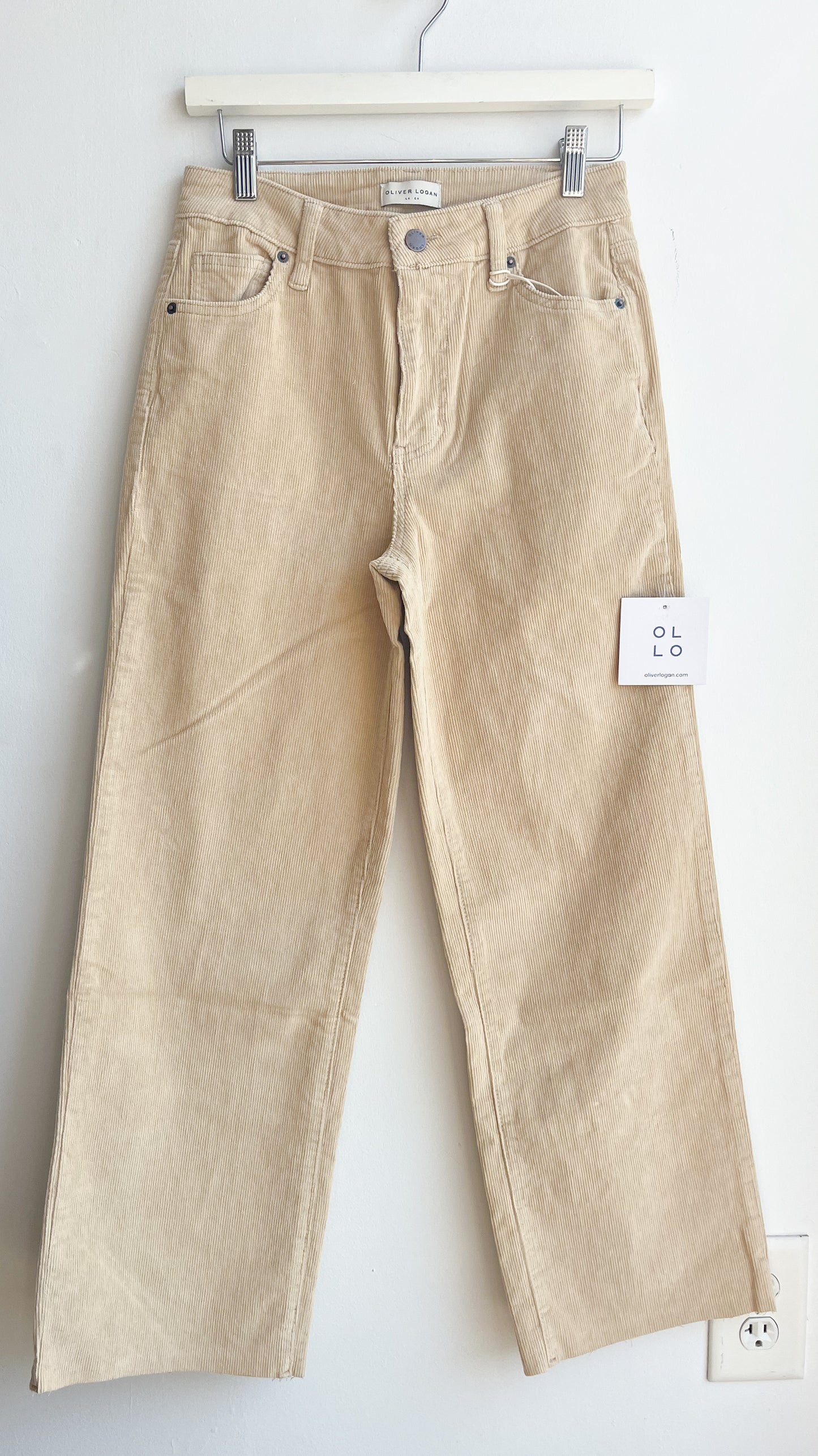 Fawn Cord Crop Jean