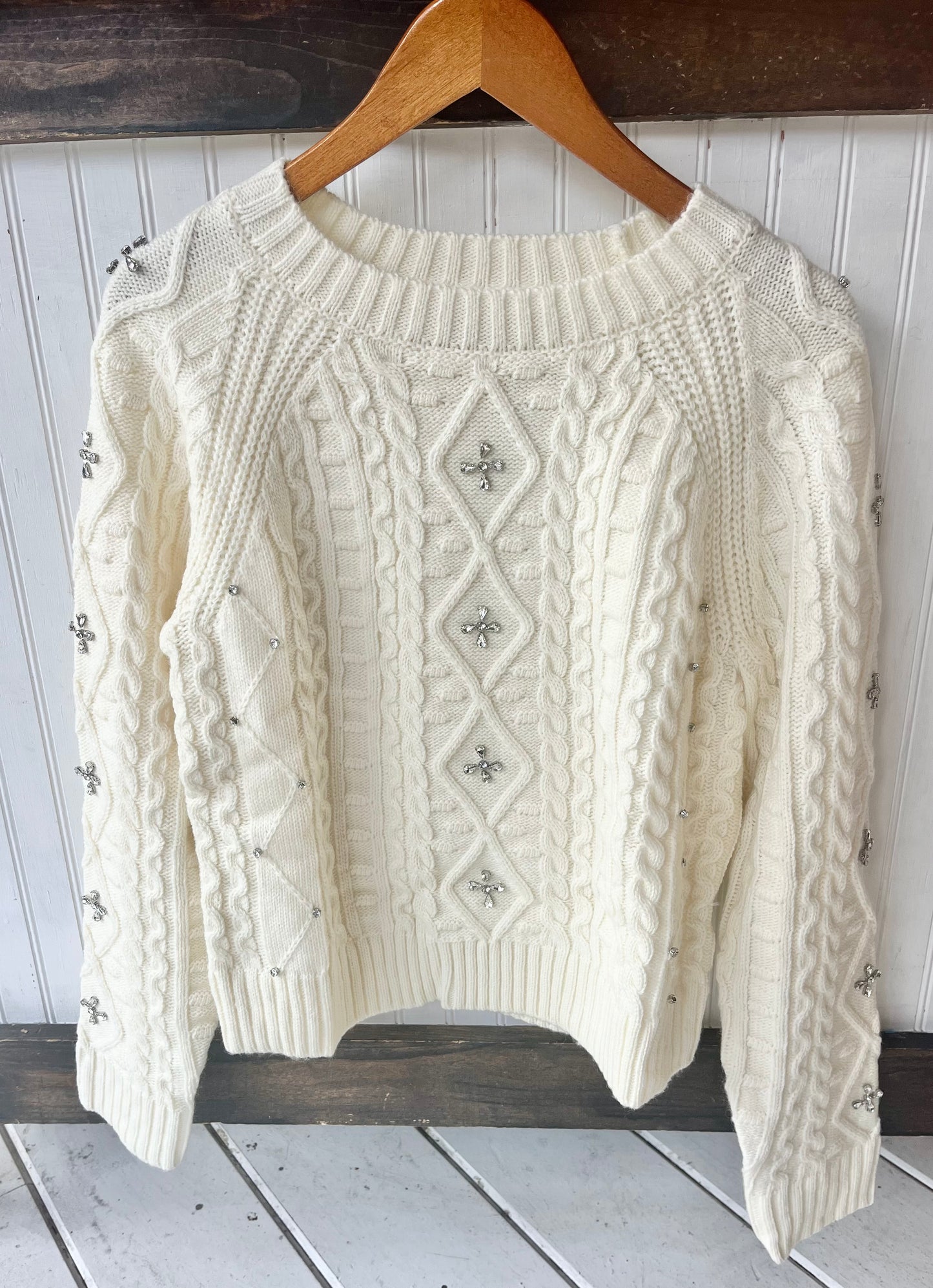 Rhinestone Sweater