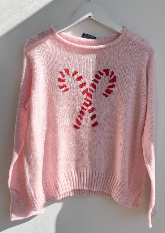 Candy Cane Lane Sweater