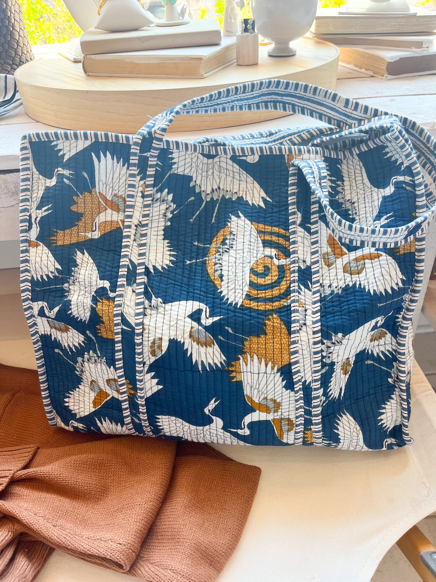 Wild Out Quilted Tote