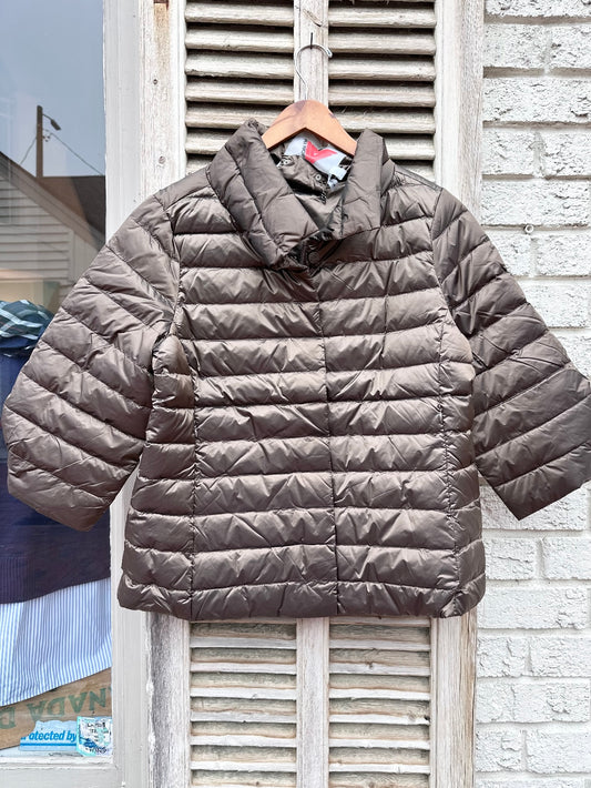 3/4 Sleeve Puffer Jacket