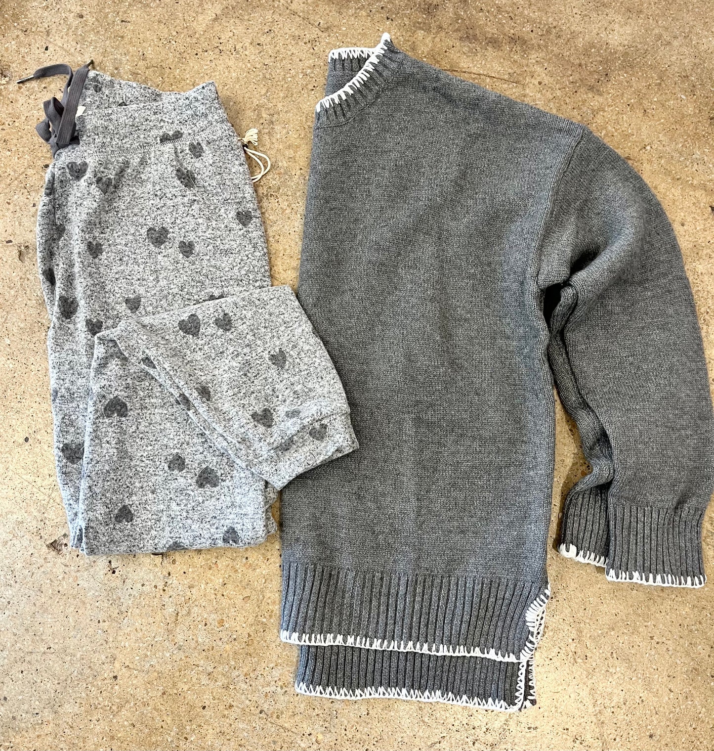 Contrast Stitch Sweater